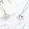 Cross Urn Necklace for Ashes of Loved One Deer Antler