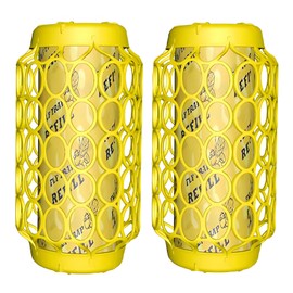 2 Pack Outdoor Wasp Trap Outdoor Hanging, Wasps Traps for Patio with Honey Tray Bee Trap House, Outdoor Sticky Yellow Jacket Trap Insects Catcher, Fly Bug Insect Deterrent Killer