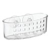 iDesign Plastic Sponge Holder Suction Cups Ideal for Kitchen Sinks
