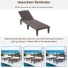 Merax 2-Piece Outdoor Chaise Lounges, Resin Pool Lounge Chairs, Outdoor