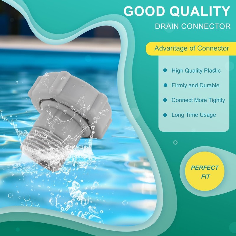 Swimming Pool Drain Fitting Drain Connects for Coleman Pools ID