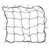 MIJOMA Luggage Net Boot Net with 12 Hooks, Organiser &