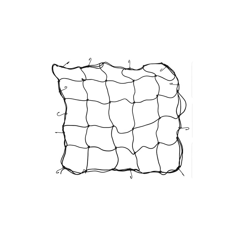 MIJOMA Luggage Net Boot Net with 12 Hooks, Organiser &