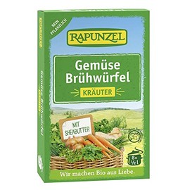 Rapunzel Vegetable Stock Cube with Herbs with Organic Yeast (1 x 84 g)