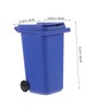 Operitacx Miniature Desk Trash Bin Multifunctional Wastebasket for Home and