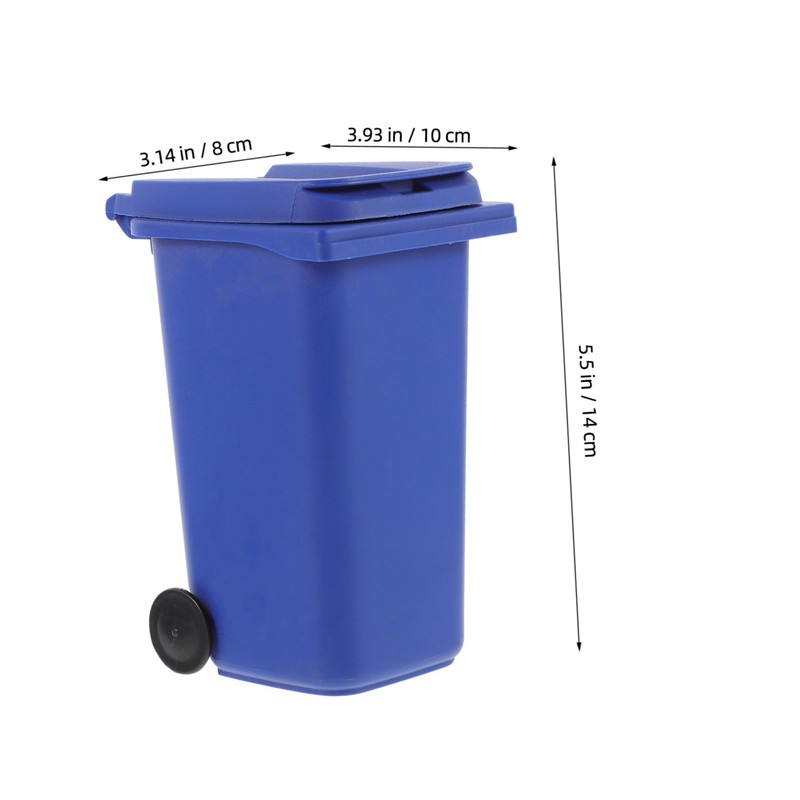 Operitacx Miniature Desk Trash Bin Multifunctional Wastebasket for Home and