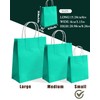 qiqee 24PCS Small Gift Bag with Handles Bulk 8.3"x6"x3" Gift