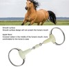 Stainless Steel Horse Bit Apple Flavor Rubber Wrapped Horse Mouth