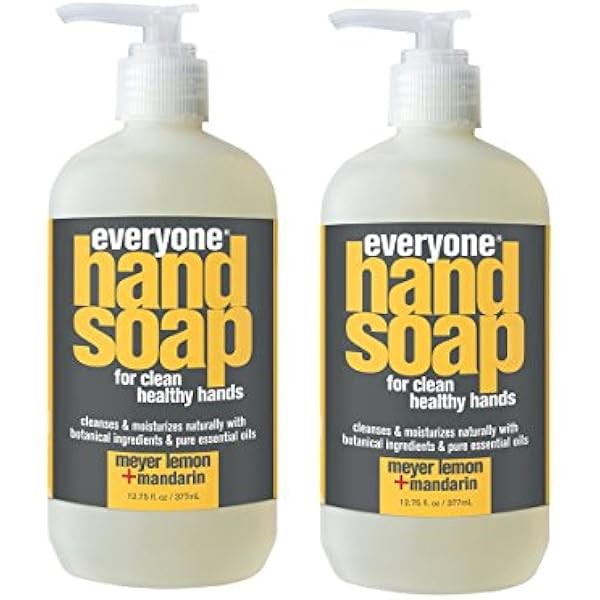Everyone Meyer Lemon and Mandarin Hand Soap with Chamomile, Calendula,