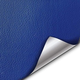 VViViD Blue Adhesive Weatherproof Faux Leather Marine Vinyl (3ft x 54in)