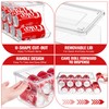 SCAVATA 2 Pack Stackable Refrigerator Organizer, Soda Can Dispenser Pop