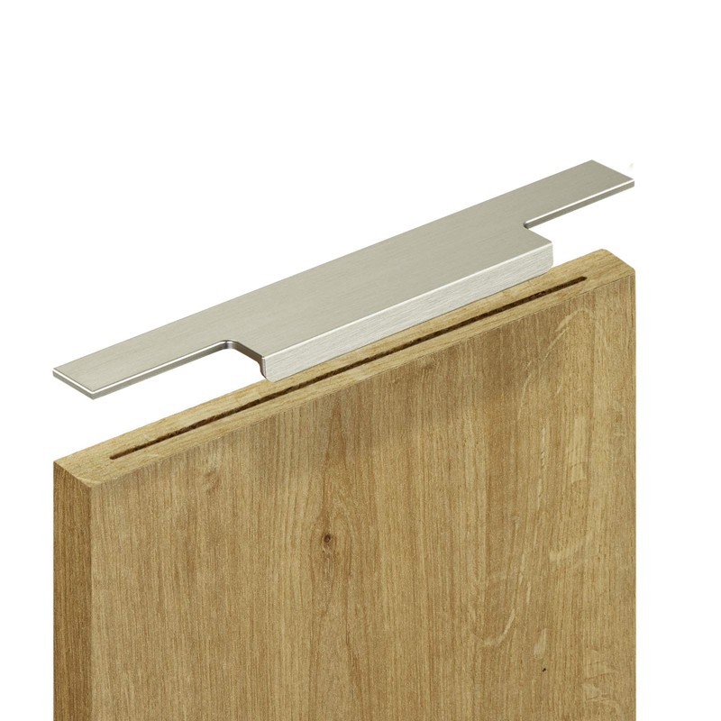 Slim Handle 995 mm Brushed Stainless Steel Look for Milling
