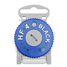 HF4 Hearing Aid Filter - Ear Wax Protection - Blocks Wax and Protects Hearing Aid - HF4 Black Cerume Filter (Blue)