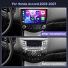 [4+64G] Hikity Android Car Stereo for Honda Accord 2003-2007, 10.1