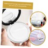 Healvian 2 Sets Portable Empty Powder Case with Puff –
