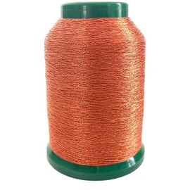 Metallic Orange Kingstar 1000 Meter Thread - 40 Weight, Gold (MA24)