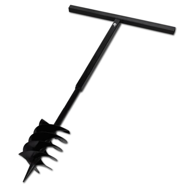 LOPOO Dig Holes with Ground Drill Handle Auger Bit, 7.09"