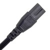 Short AC Power Cable, Ancable 1ft(0.3m) 18AWG Figure 8 Universal