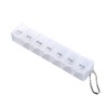 Pill Box 7 Days Transparent Organiser Box, Stylish Organiser Storage,
