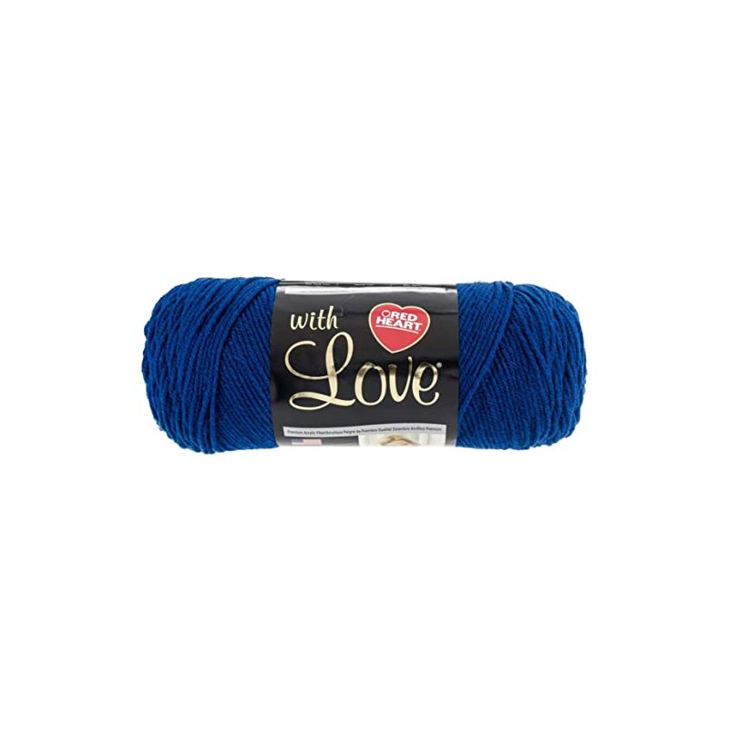 Red Heart Love Yarn-24/Pk-Peacock, 24/Pk, Peacock 24 Pack