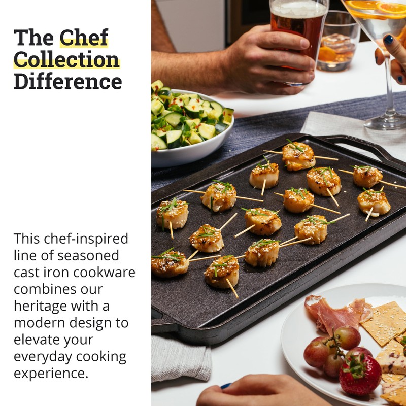 Lodge 19.5" X 10" Cast Iron Reversible Grillgriddle - Double