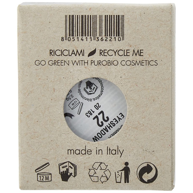PUROBIO Compact Shimmer Eye Shadow Refill No.22 Green 30g