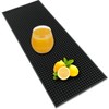 Excovip Black Bar Mat for Countertop,Service Spill Mat for Home