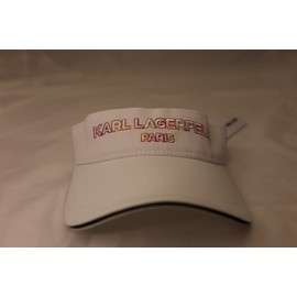 Karl Lagerfeld  Logo Visor Cap one size  Stitch Adjustable