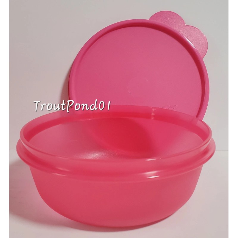 Tupperware Cereal Bowls Modular Nesting Bowl Purple and Pink 2.5