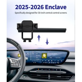 Auto Clamp Car Phone Holder for Buick Enclave 2025-2026, 30" Screen
