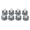 8x Dishwasher Wheels for Upper Basket - with The Original
