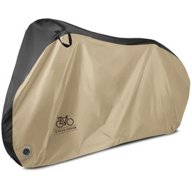 PYKES PEAK Bicycle Cover, Cycle Cover, Security Protection, Waterproof, Dustproof, Thick, Rain Protection, Lock Hole / Storage Bag, UV Protection, Child Seat Compatible