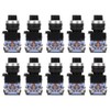 10Pcs BEM38-11X/21 Black 1 Open 1 Close 2 Position Self