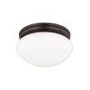 Generation Lighting 2-Light Webster Traditional Flush Mount Ceiling Light Bronze
