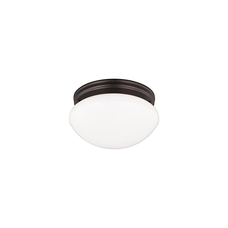 Generation Lighting 2-Light Webster Traditional Flush Mount Ceiling Light Bronze