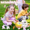 Ambdes 12 PCS Prefilled Easter Eggs with Bunny Building Toys,