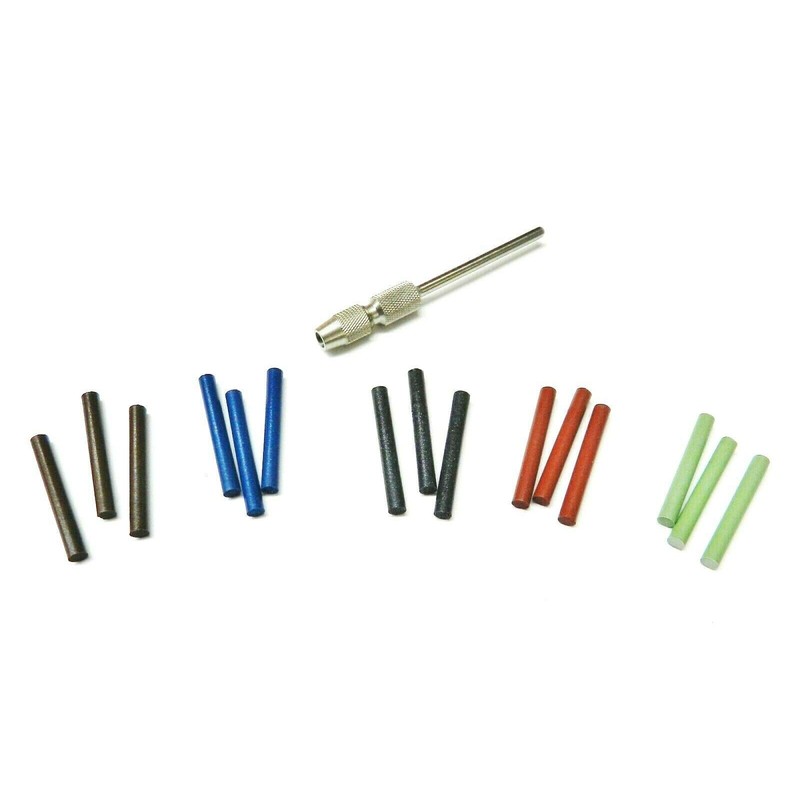 3mm Silicone polishing pins 15PC Assortment Polishing Points of 5