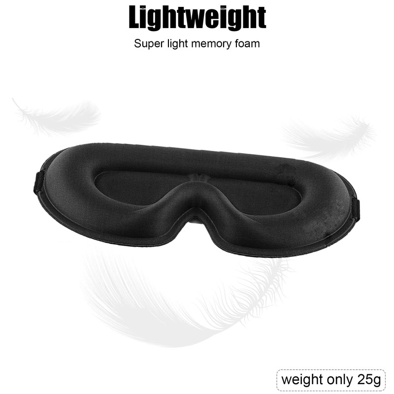 3D Sleep Mask for Women Men, Block Out Light, Eye