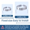 304 Stainless Steel Chimney Support Bracket Kit, Adjustable 45-74 Inch