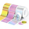 Thermal Printer Stickers 2" Round Holographic Waterproof BPA Free 300ct