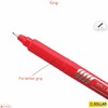 Z3FT Fineliner Pens, RED, Fine Tip (0.3mm), Pack of 10,