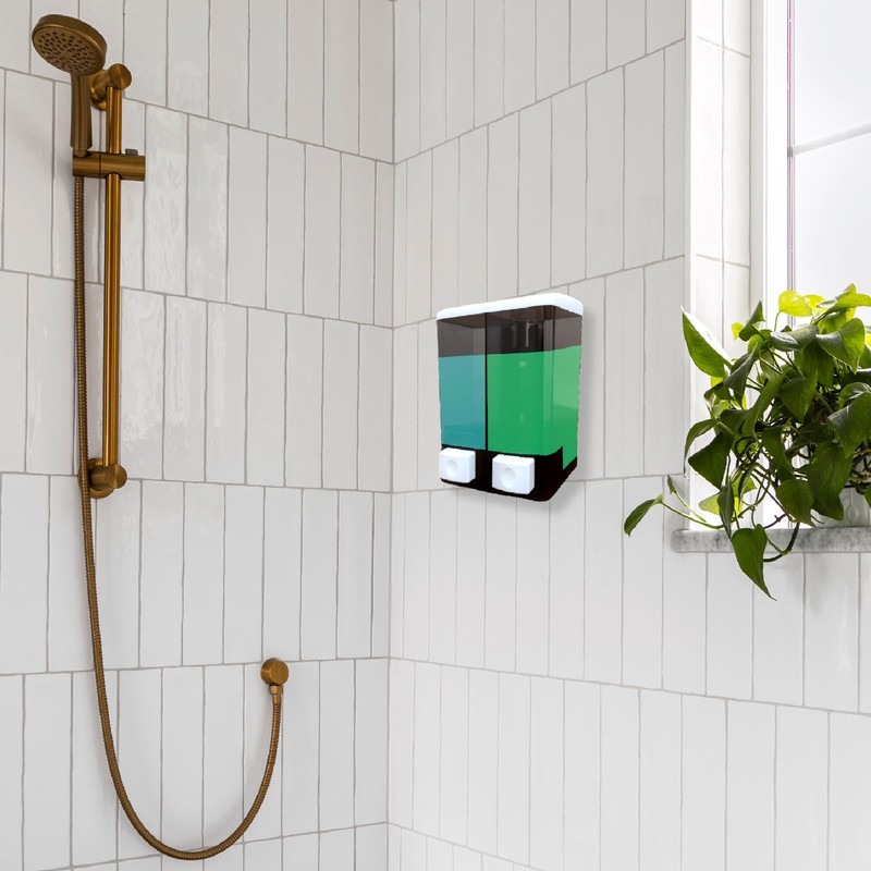 GUSTO Double Wall Mounted Manual Soap Dispenser 500 ml x