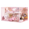 Cool Beans Boutique Do-It-Yourself Dollhouse Kit - Pink Style (Pink