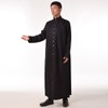BLESSUME Roman Cassock Robe Liturgical Vestments Black