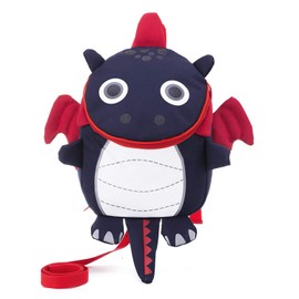 Kids Toddlers Dinosaur Backpack Rucksack Cute Animal 3D Kindergarten School Bag Book Bag Daypack Childrens Backpack Lunch Bag Nursery Bag with Anti-Lost Harness Leash for Boys Girls 1-6 Years Old