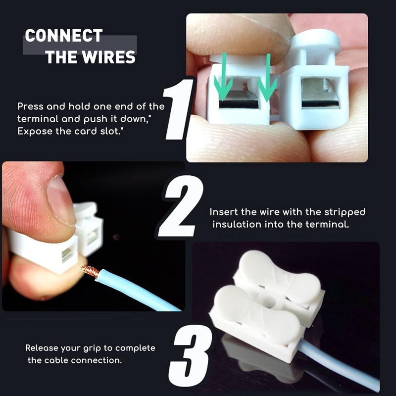 CH2 Quick Connector, Enhance Your LED Strip Light Setup- No
