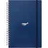 Elcomune Matka PNB-004 Ring Notebook, B6, Squared, One Point, Whale