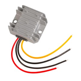 NInE-ROnG Voltage Converter DC to DC Voltage Reducer Converter Waterproof Adjustable Voltage Regulator Use for Golf Cart Power Module Club Car LED Light (12/24V to 5V 10A)