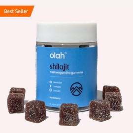 Pure 100% Himalayan Shilajit Gummies – Natural Shilajit Resin Supplement for Energy, Stamina & Vitality – Supports Immune Health, Focus & Physical Performance – Convenient Gummy Form