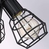 Farmhouse Close to Ceiling Light with Pull Chain, 3 Lights